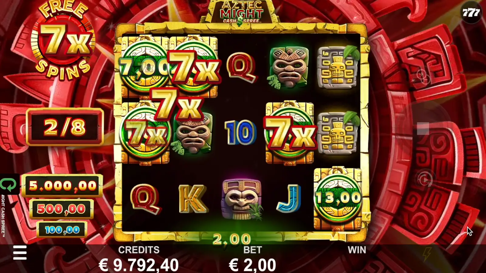 Aztec Might Cash Spree Slot Multiplier Free Spins