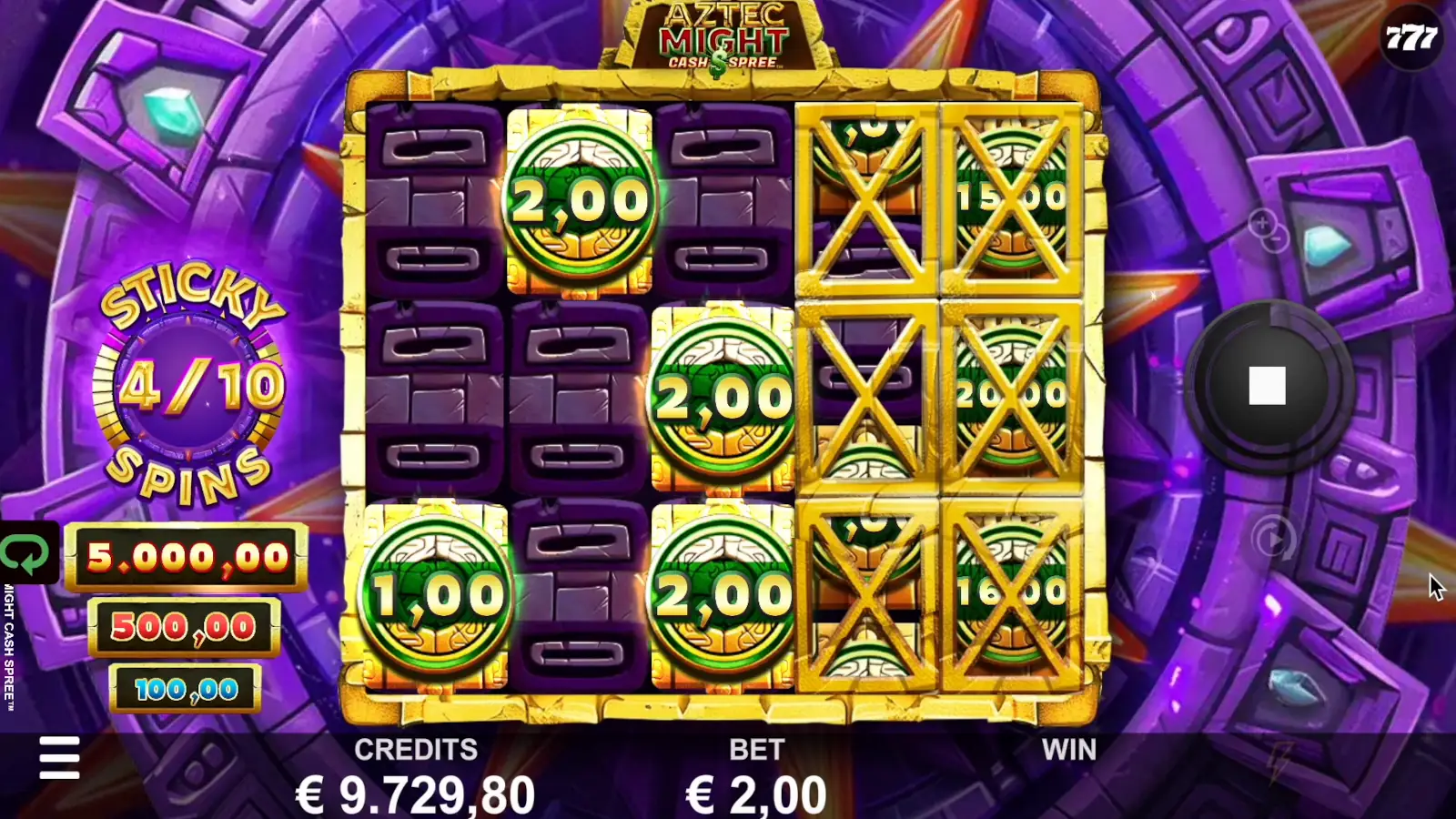 Aztec Might Cash Spree Slot Sticky Free Spins