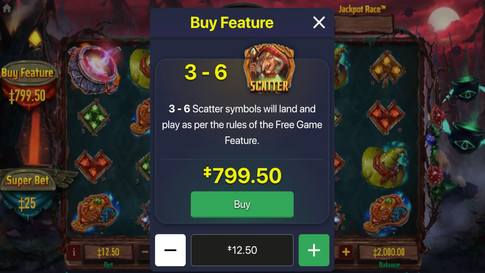 Baba Yaga Slot Buy Feature