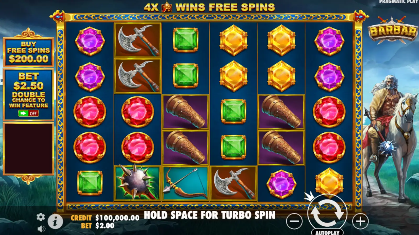 Barbar Slot Rules and Gameplay