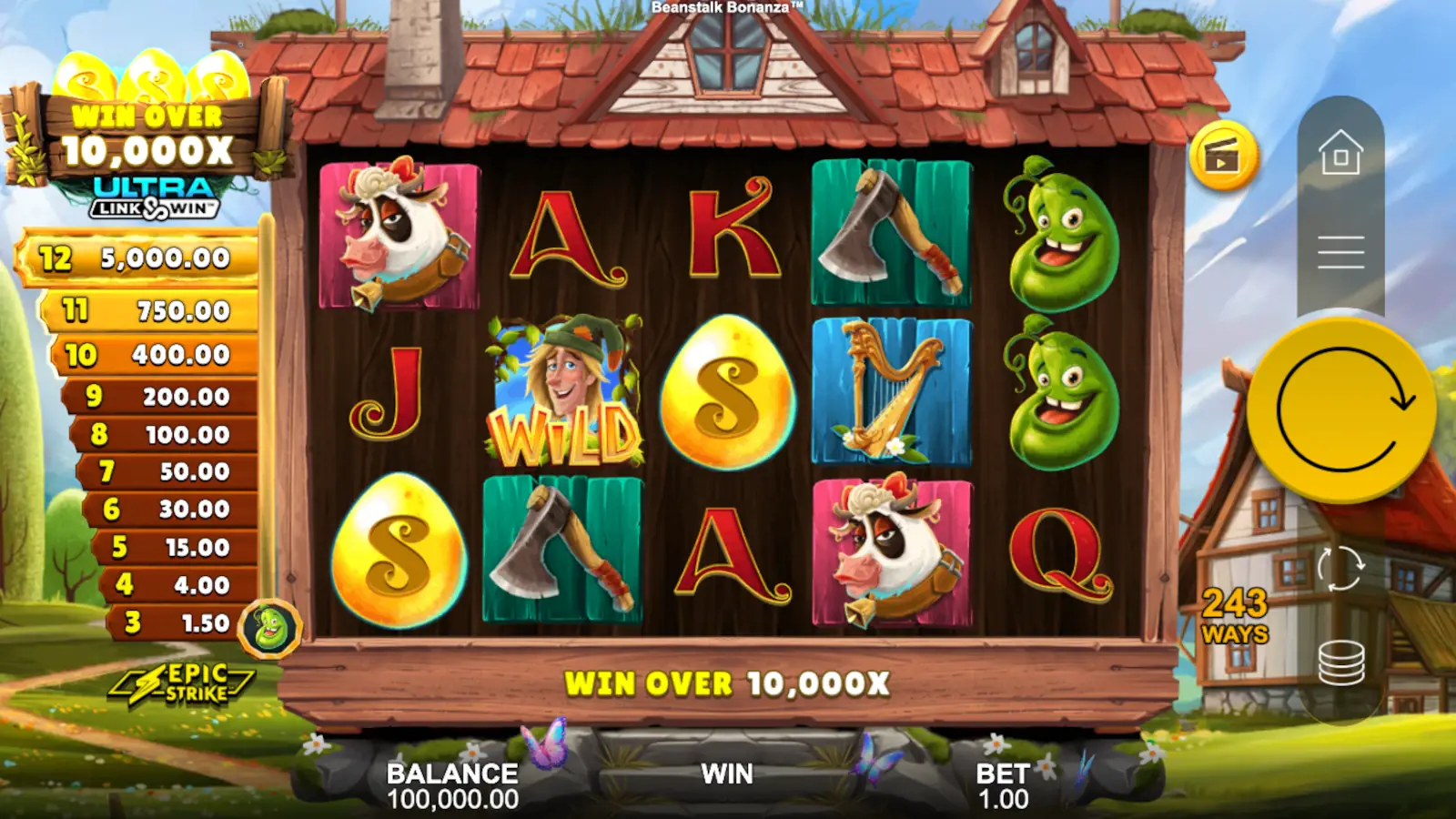 Beanstalk Bonanza Slot Rules and Gameplay