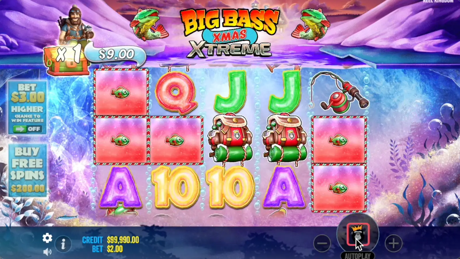 Big Bass Xmas Extreme Slot Money Symbols