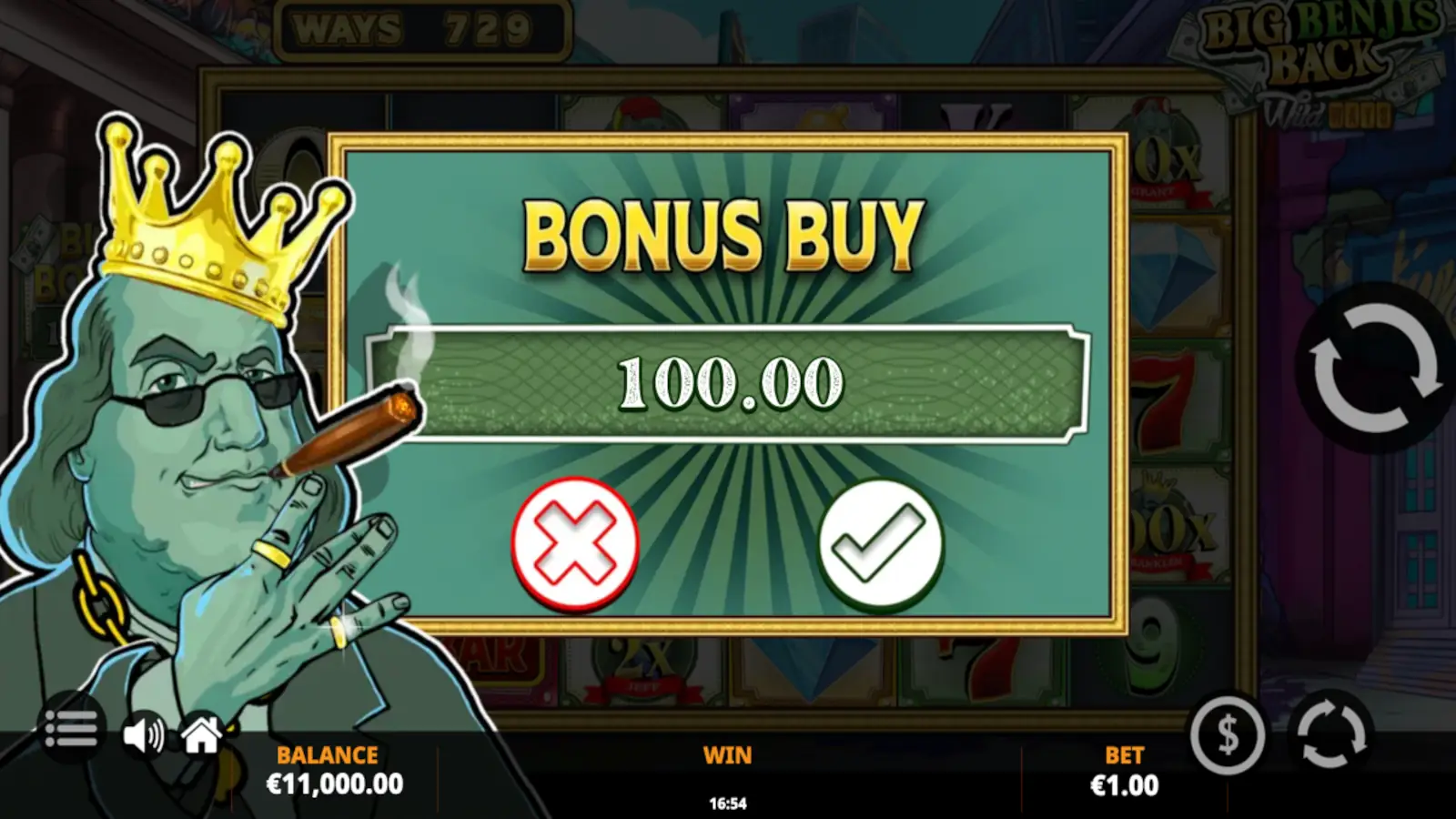 Big Benji's Back Wild Ways Slot Feature Buy