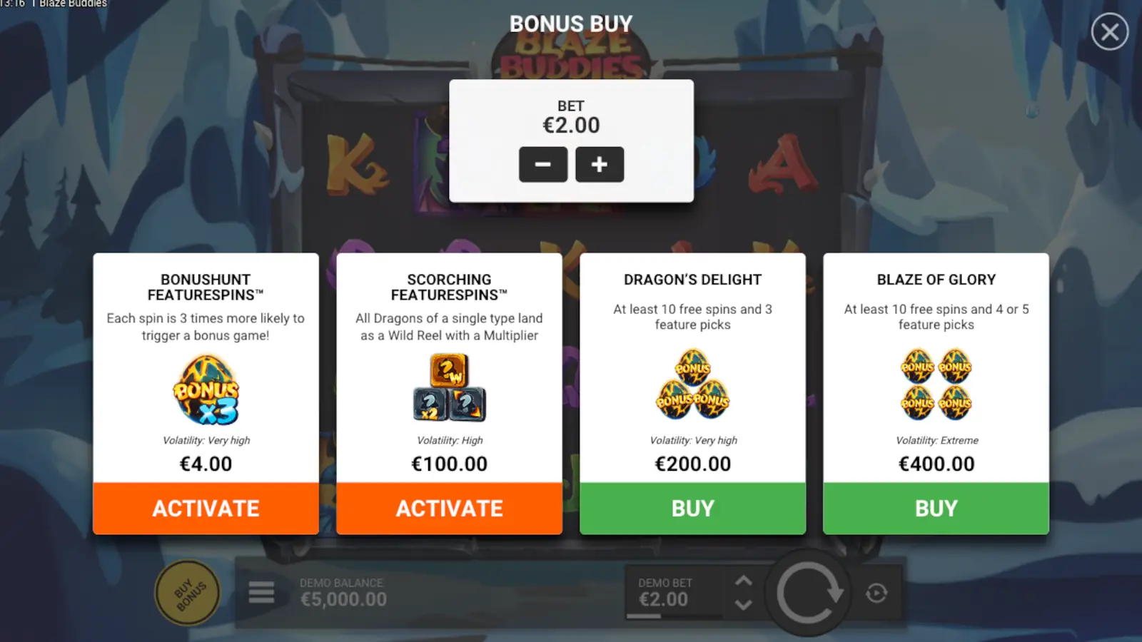 Blaze Buddies Slot Bonus Buys