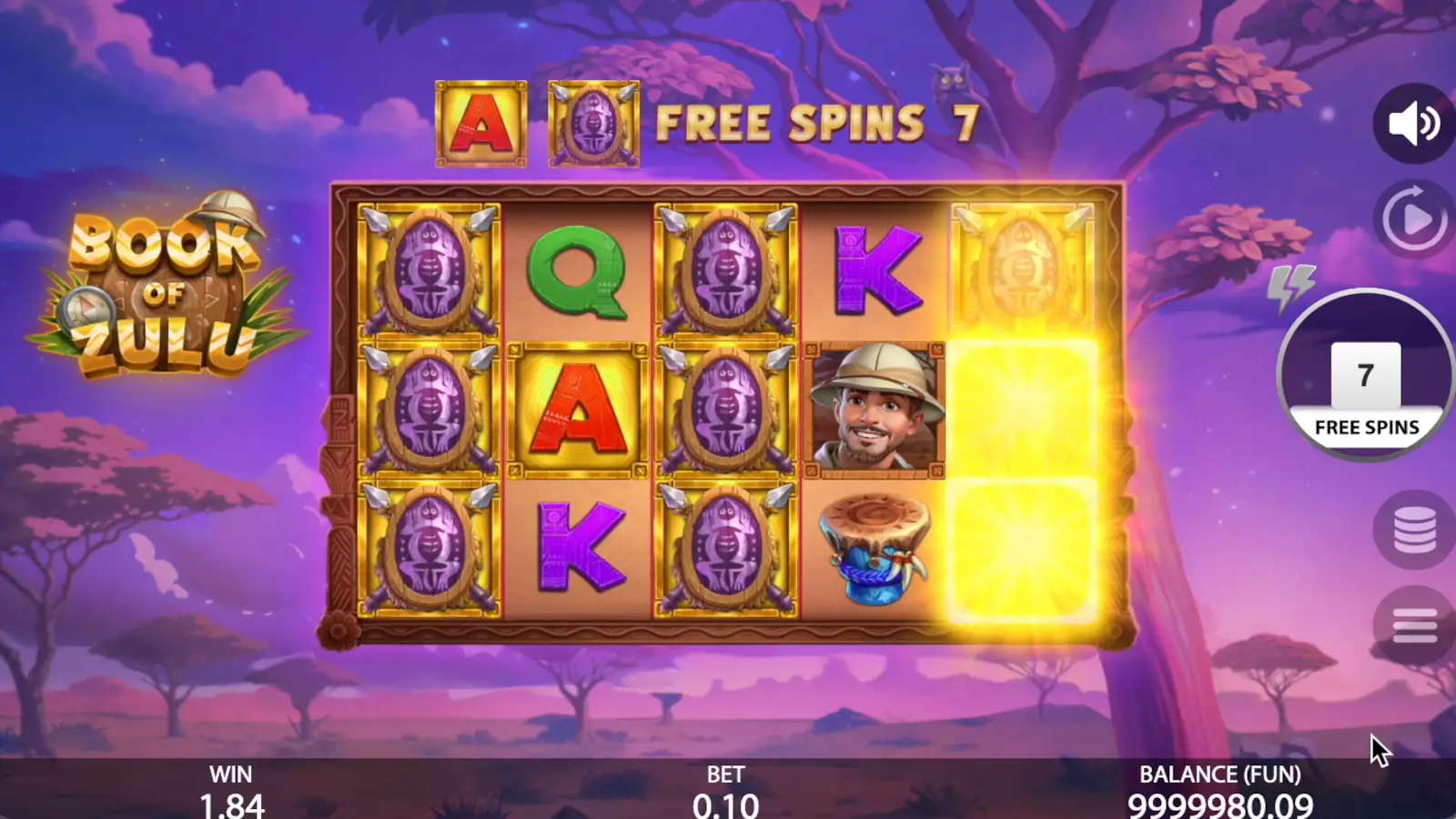 Book of Zulu Slot Free Spins with Expanding Symbols