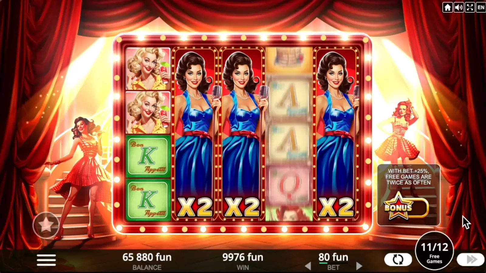 Cafe Pin-Up Slot Free Games Feature