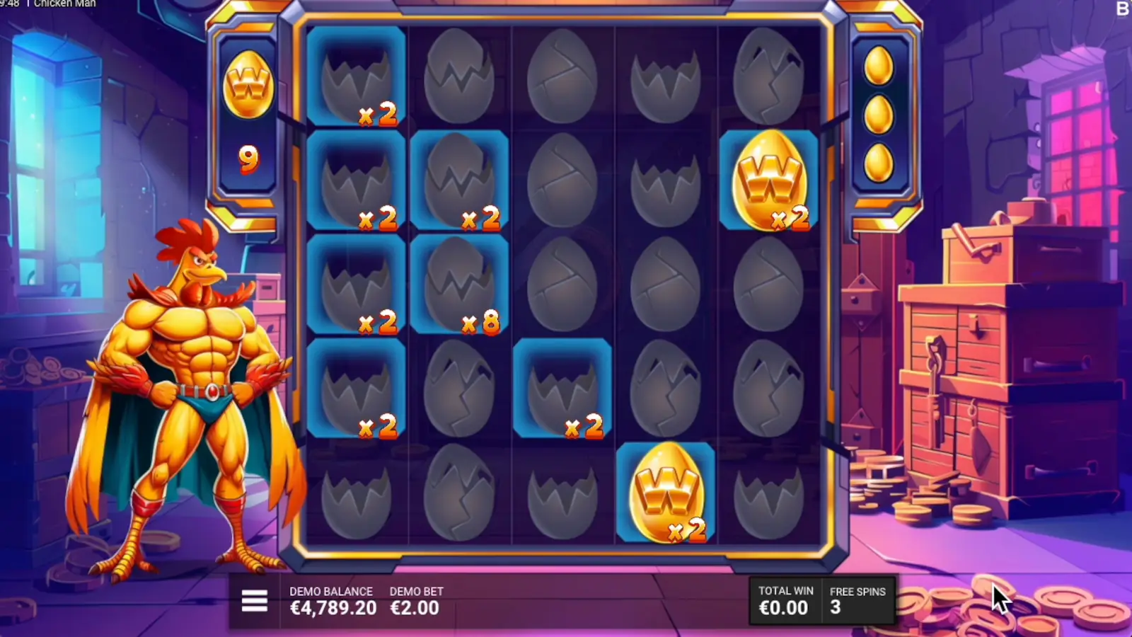 Chicken Man Slot Eggvenger's Assemble