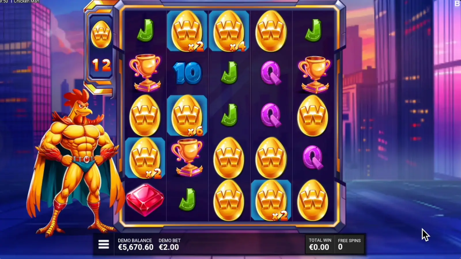 Chicken Man Slot Super Eggsplosion