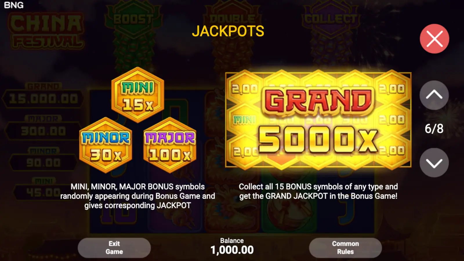 China Festival Slot Jackpots