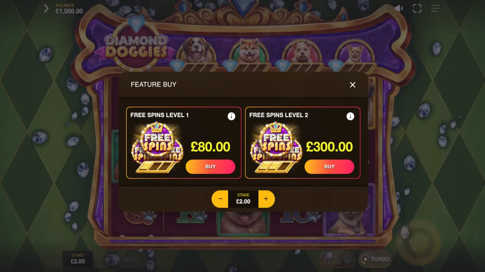 Diamond Doggies Slot Bonus Buy