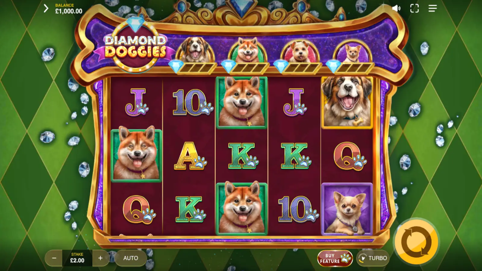 Diamond Doggies Slot Rules and Gameplay