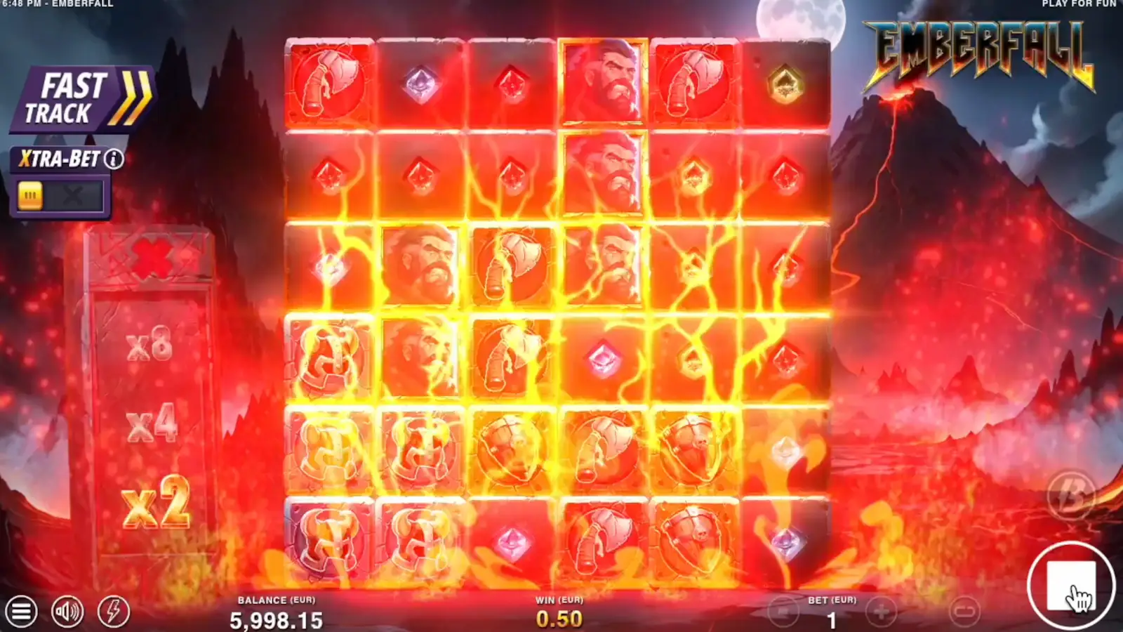 Emberfall Slot Giant Symbols