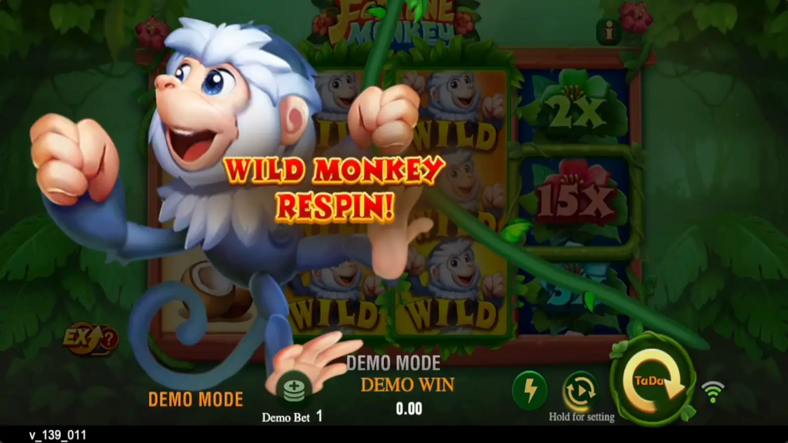 Fortune Monkey Slot Respins Feature