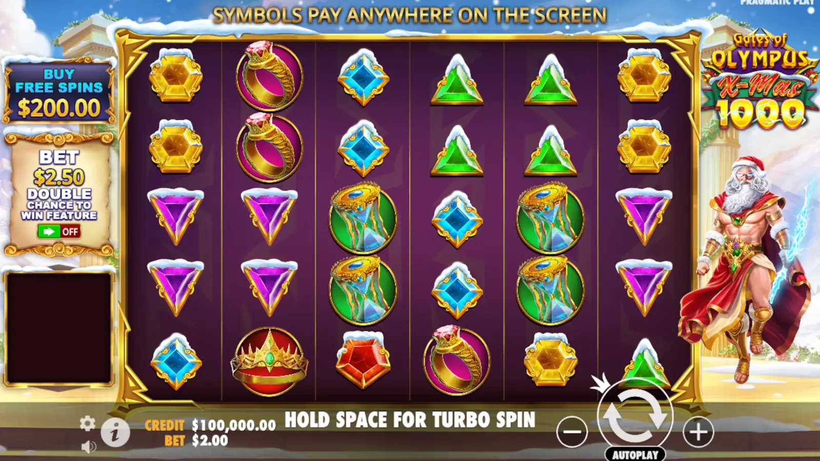 Gates of Olympus Xmas 1000 Slot Rules and Gameplay