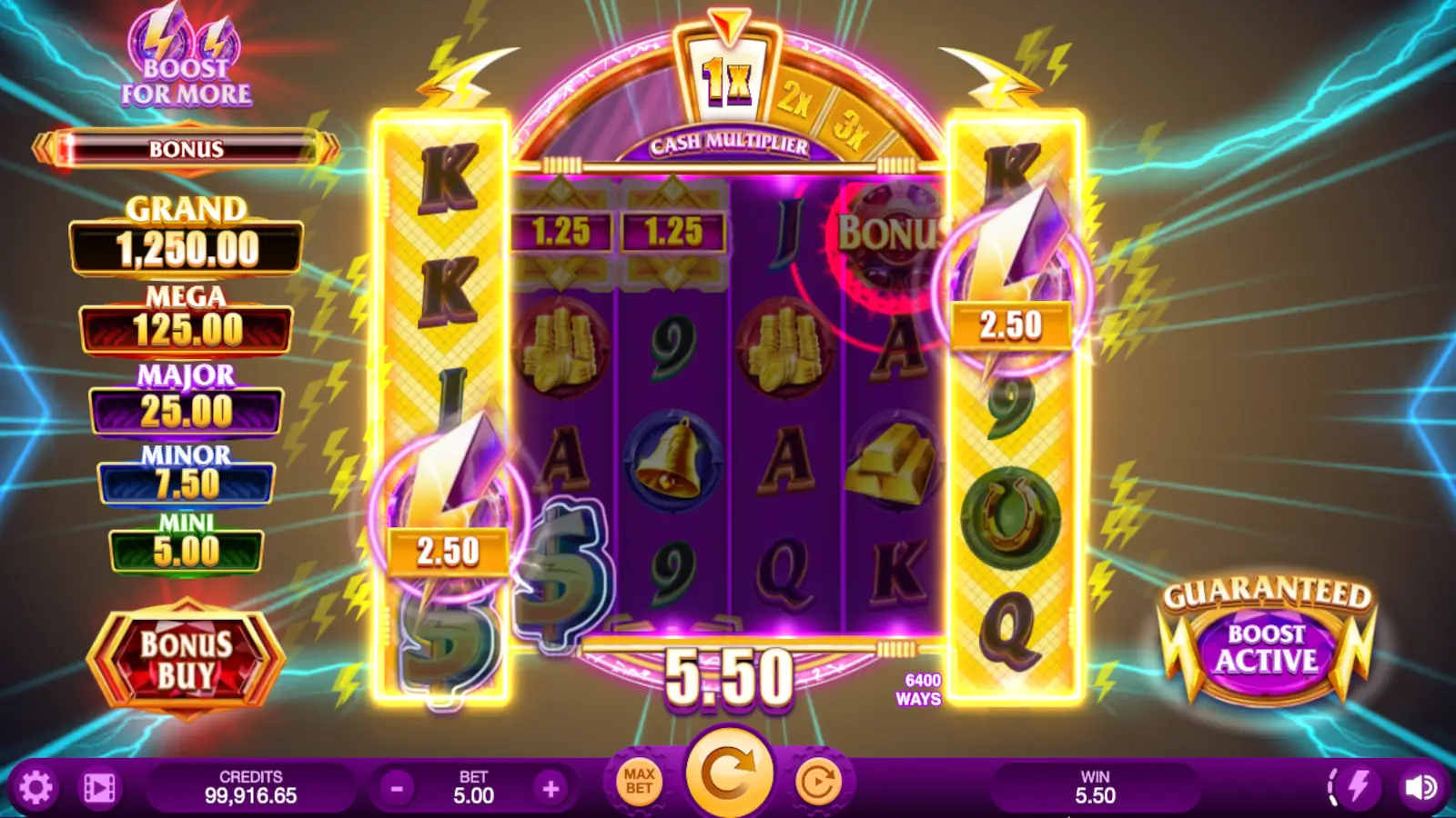 Gold Blitz Ultimate Slot Collect Feature