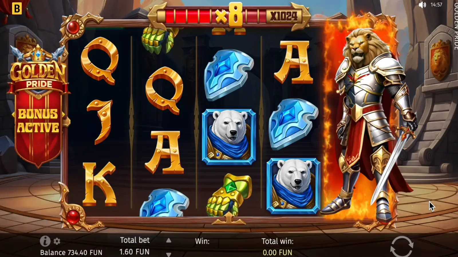 Golden Pride Slot Respin With Expanding Wild