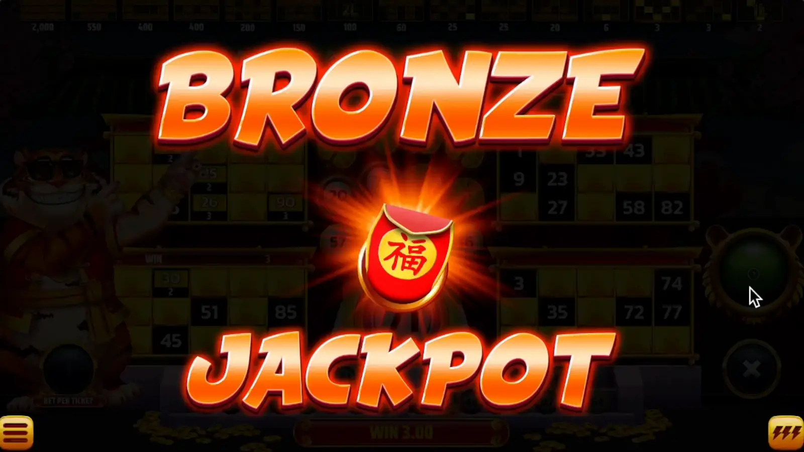 Golden Tiger: Jackpot Fortunes Slot Red Envelopes Jackpots