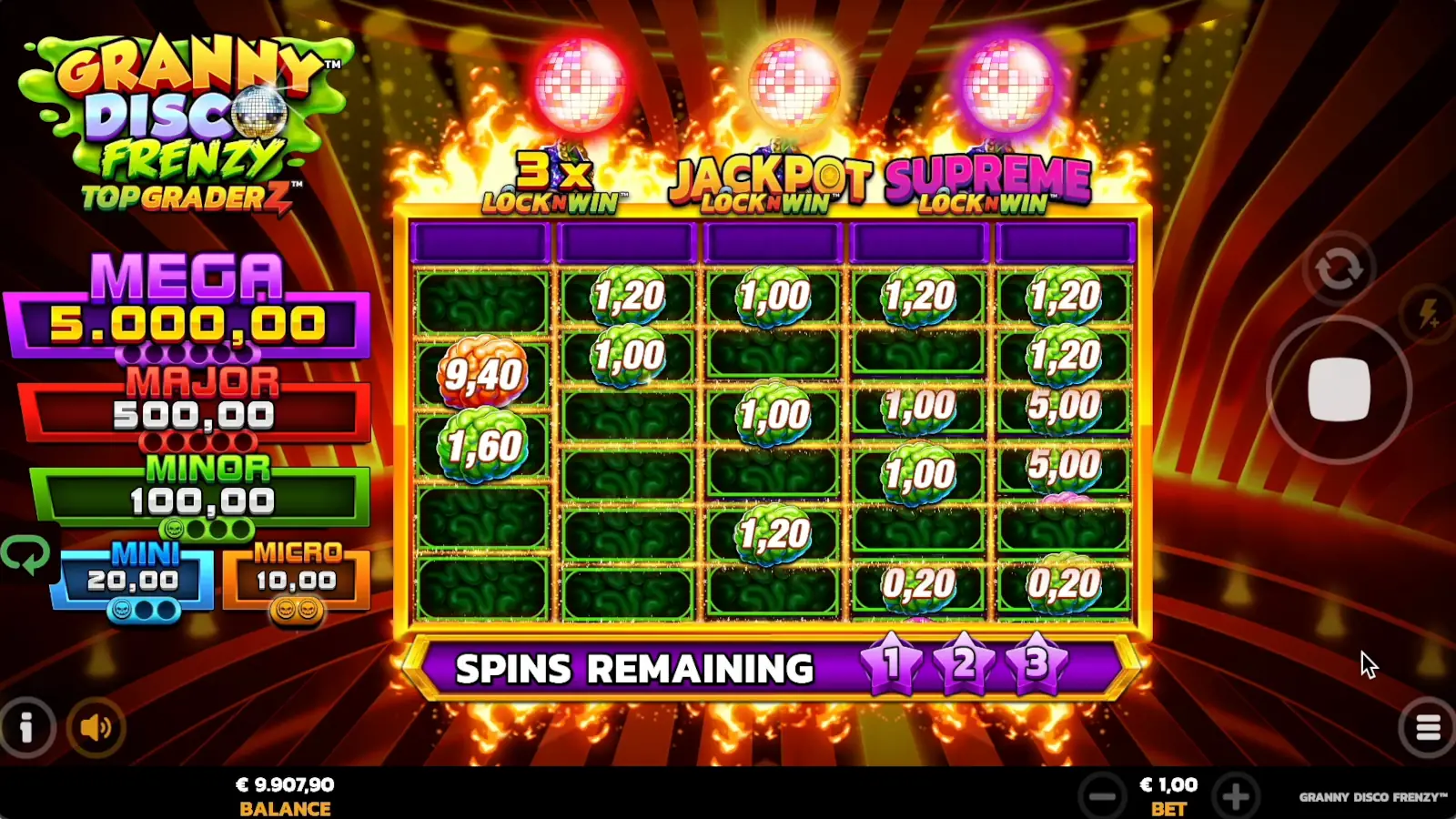 Granny Disco Frenzy Slot Supreme LocknWin