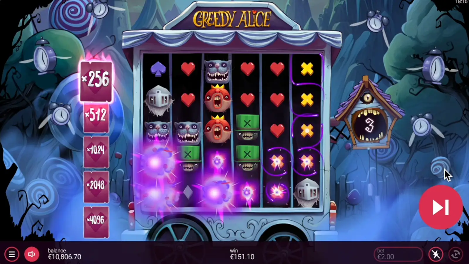 Greedy Alice Slot Free Spins