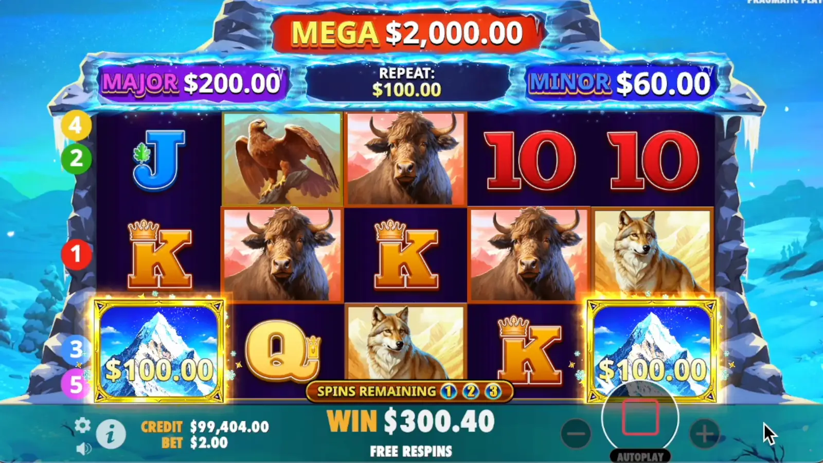 Himalayan Wild Slot Free Spins Feature