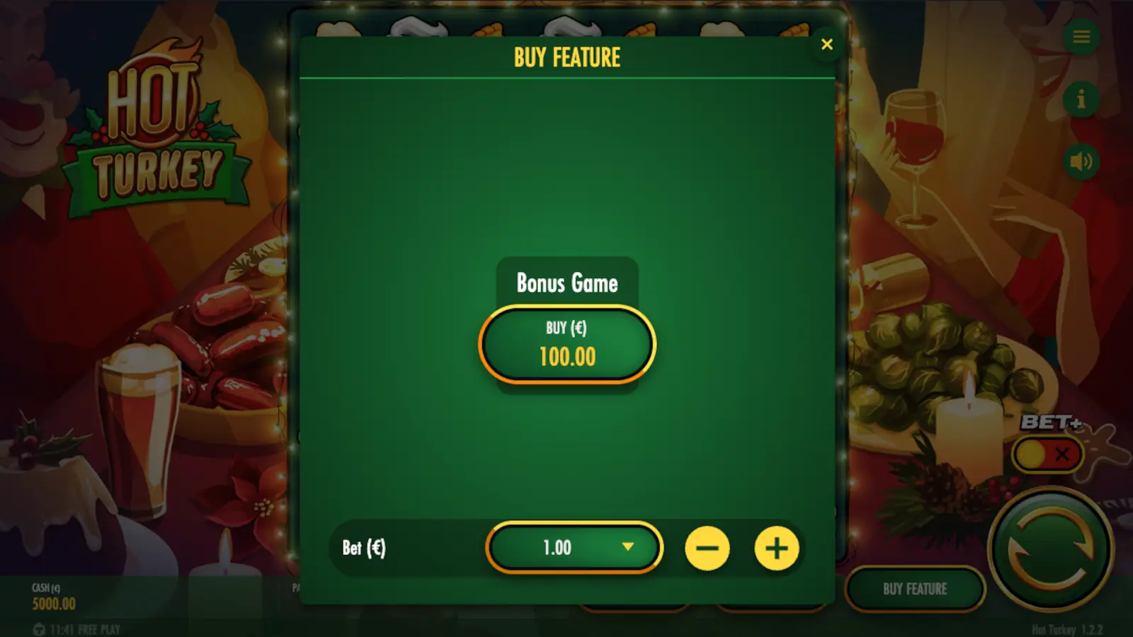 Hot Turkey Slot Feature Buy & Bet+