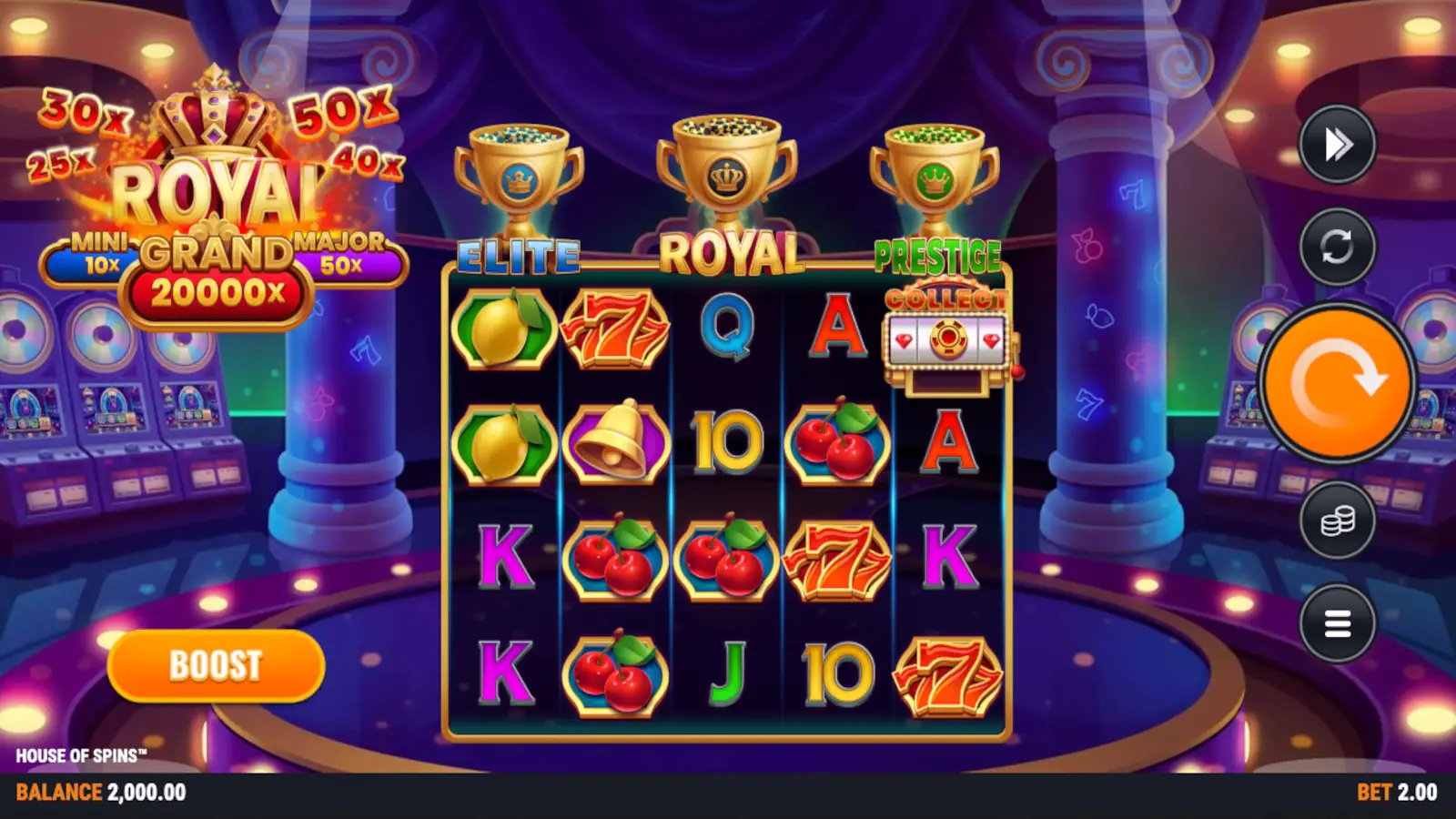 House of Spins Slot Rules and Gameplay