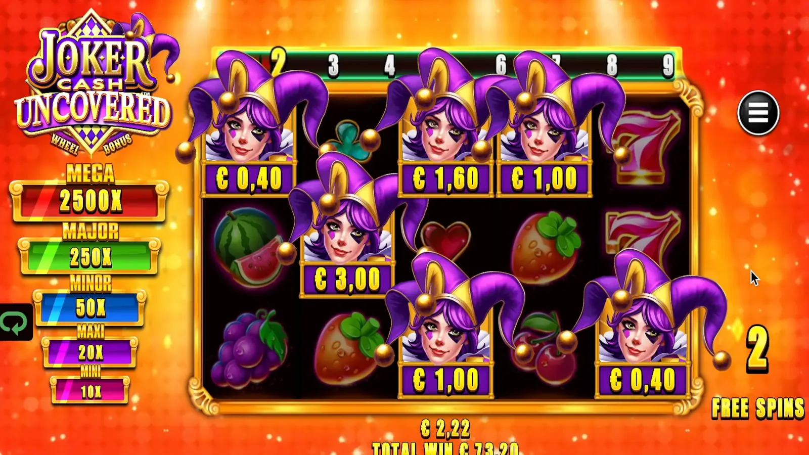 Joker Cash Uncovered Slot Free Spins