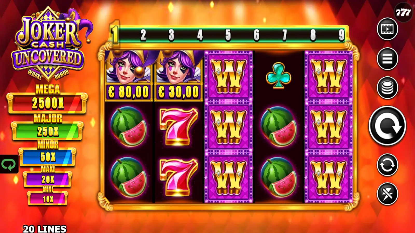 Joker Cash Uncovered Slot Rules and Gameplay