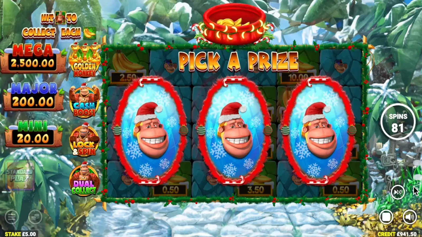 King Kong Cash Even Bigger Bananas Power Play Slot Go Bananas Feature