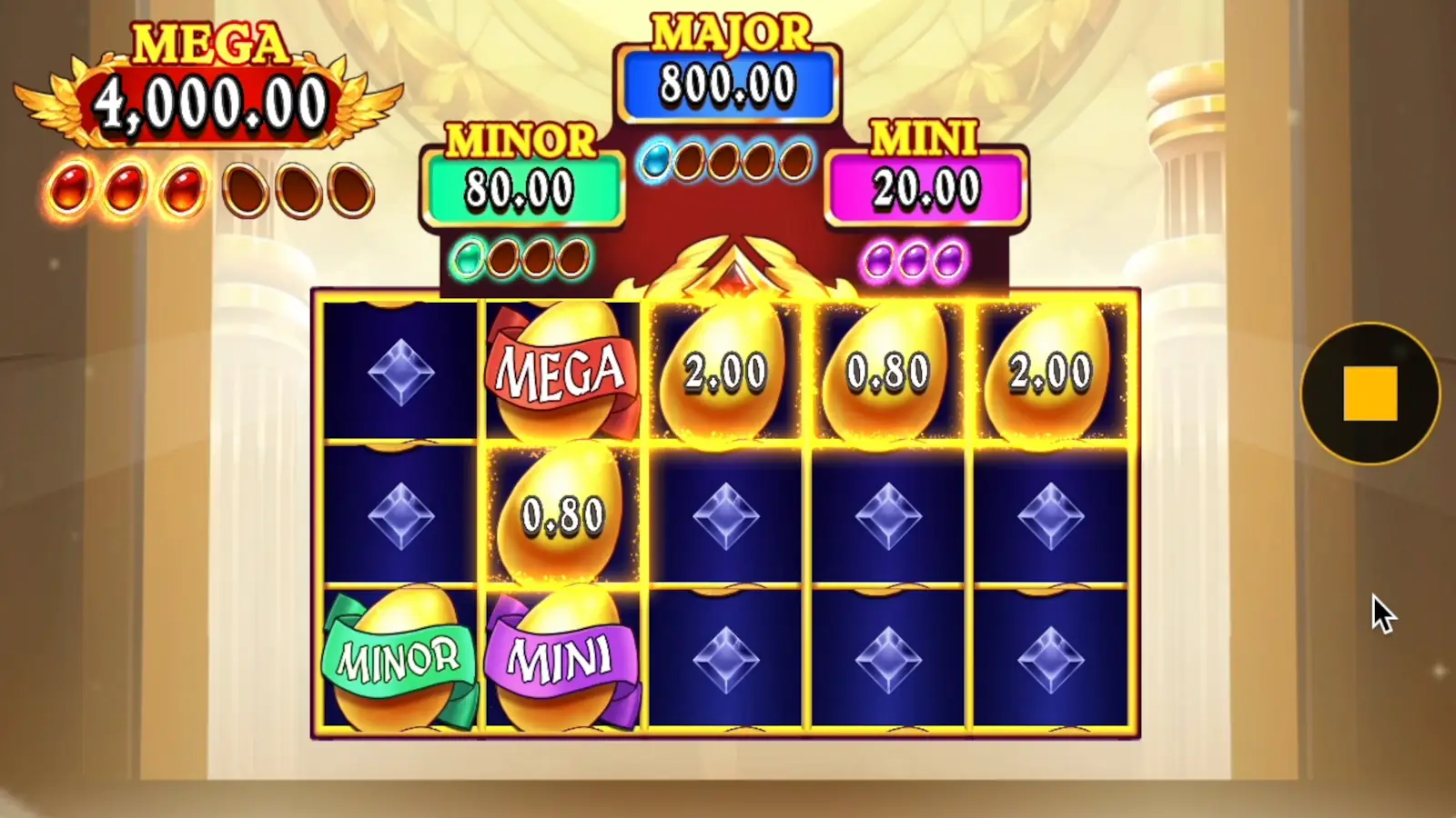 Knights of the Golden Egg Slot Random Jackpot Bonus