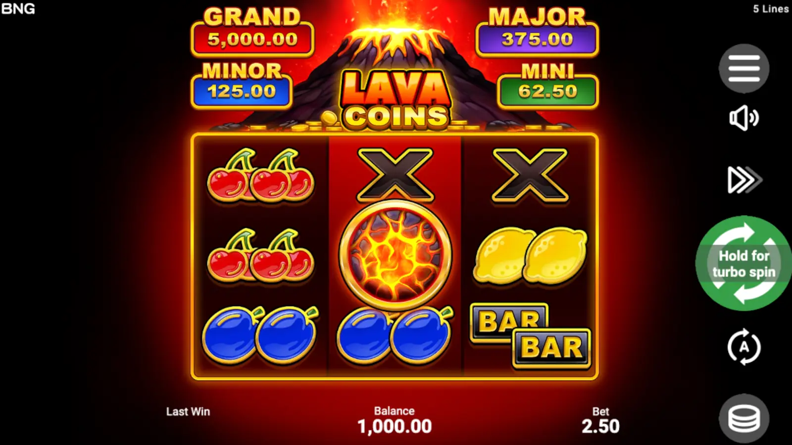 Lava Coins Slot Rules and Gameplay