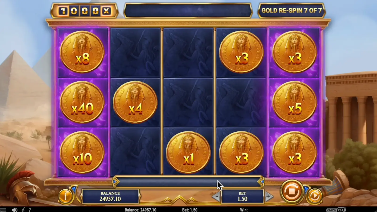 Legion Gold and the Sphinx of Dead Slot Gold Respins