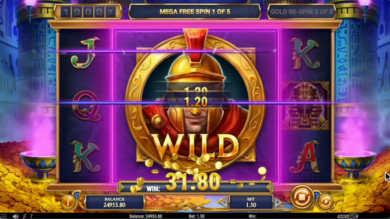 Legion Gold and the Sphinx of Dead Slot Mega Free Spins