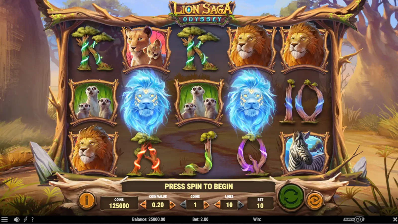 Lion Saga Odyssey Slot Rules and Gameplay