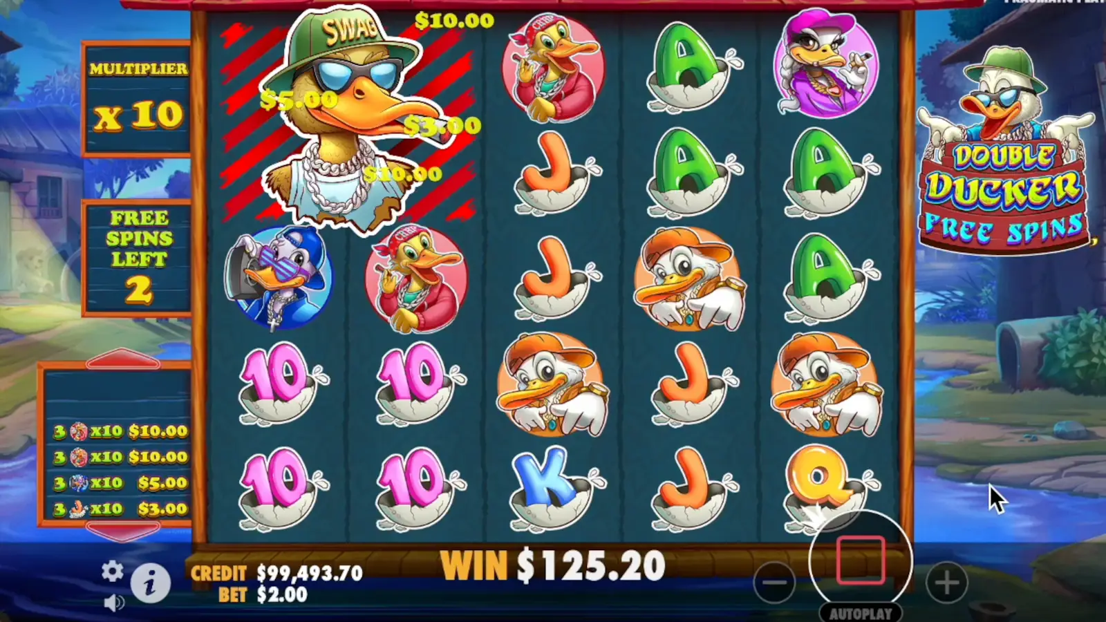 Lucky Ducker Slot Double Ducker Free Spins