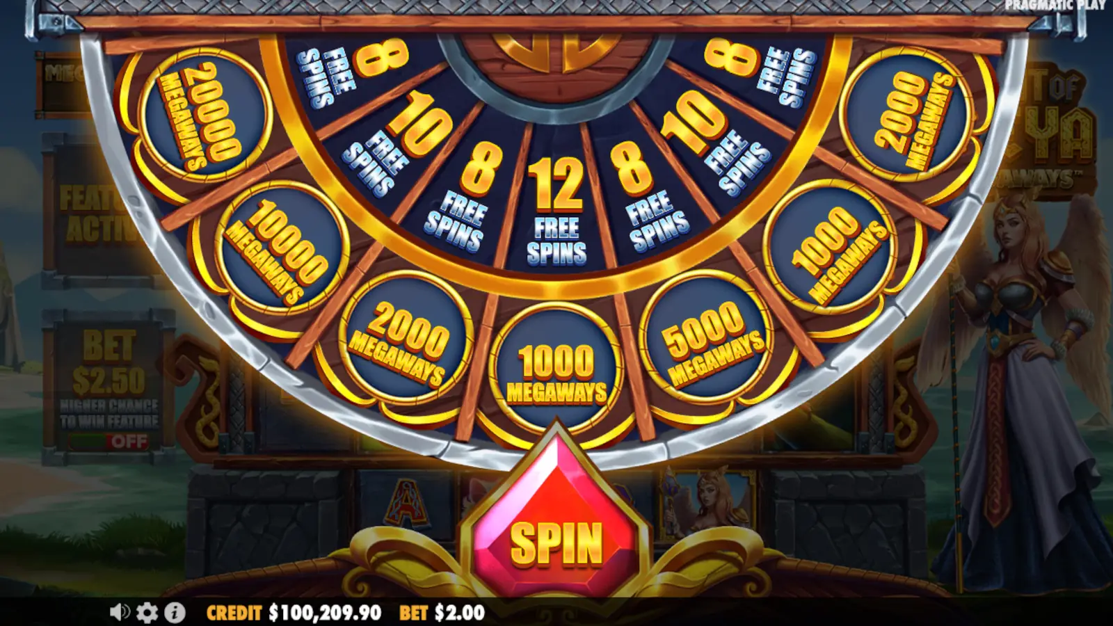 Might of Freya Megaways Slot Free Spins 2