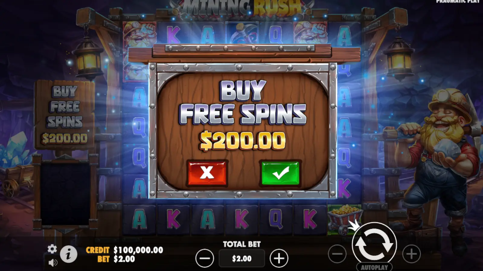 Mining Rush Slot Bonus Buy