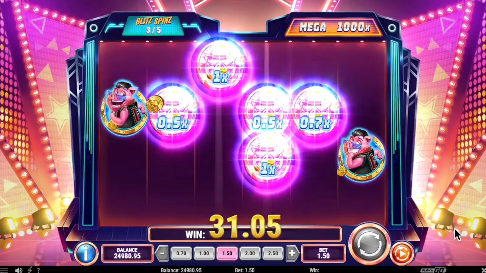 Piggy Blitz Disco Gold Slot Blitz Spinz