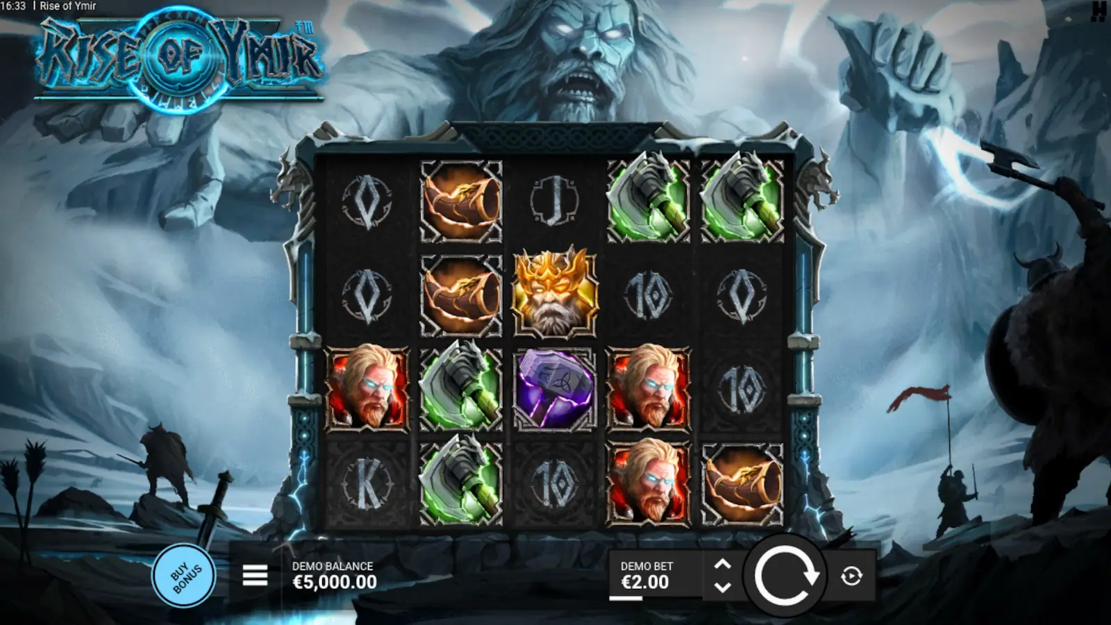 Rise of Ymir Slot Rules and Gameplay