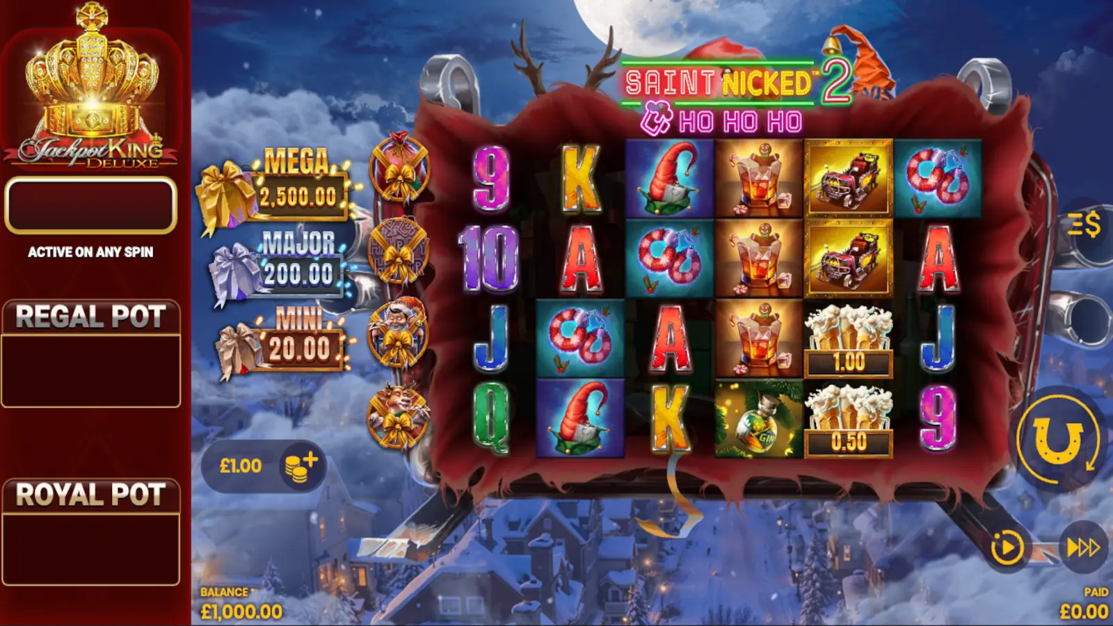 Saint Nicked 2 Slot Rules and Gameplay