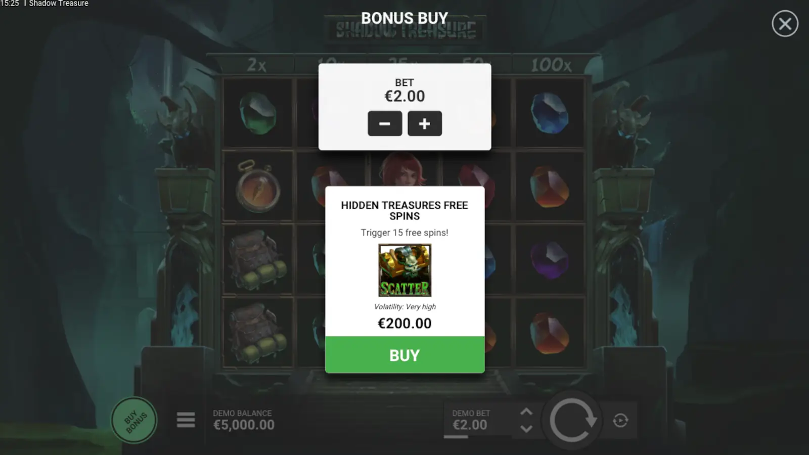 Shadow Treasure Slot Bonus Buy