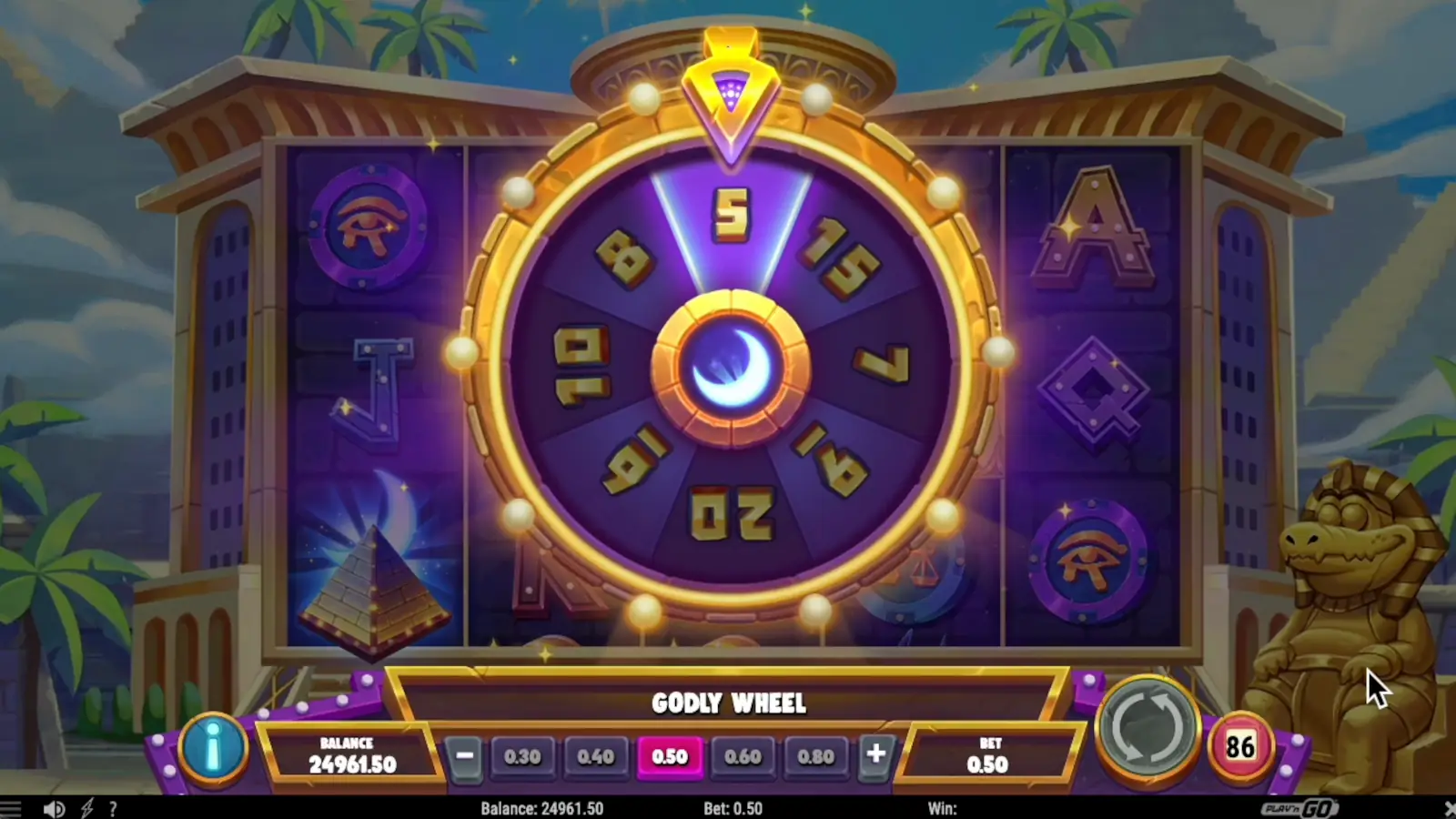 Sobek’s Godly Spins Slot Bonuses 1