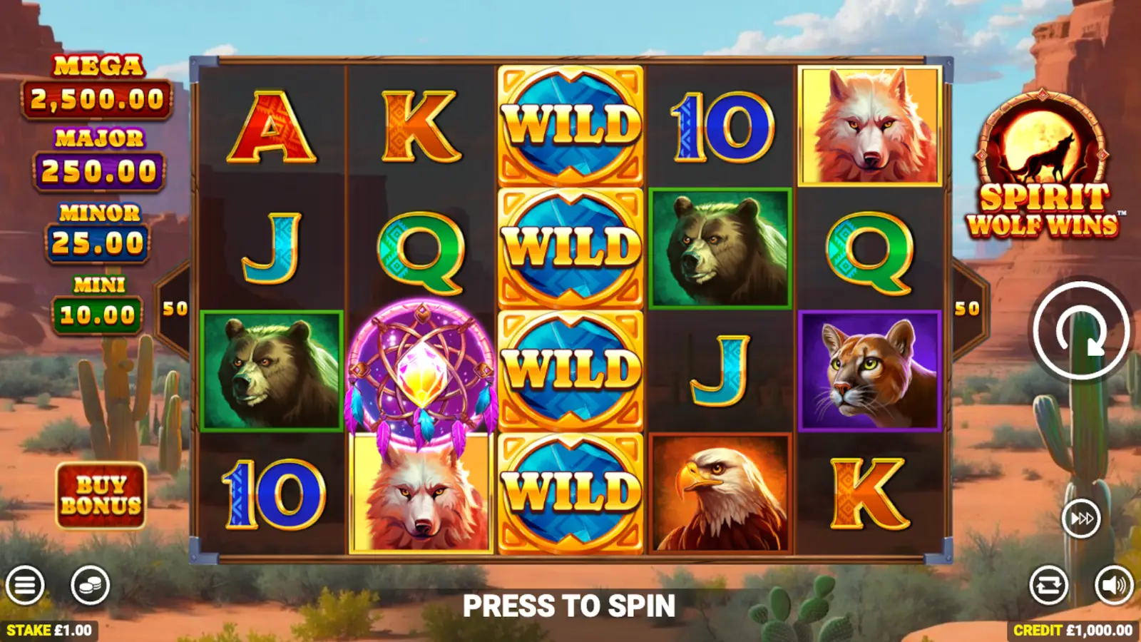 Spirit Wolf Wins Slot Rules and Gameplay