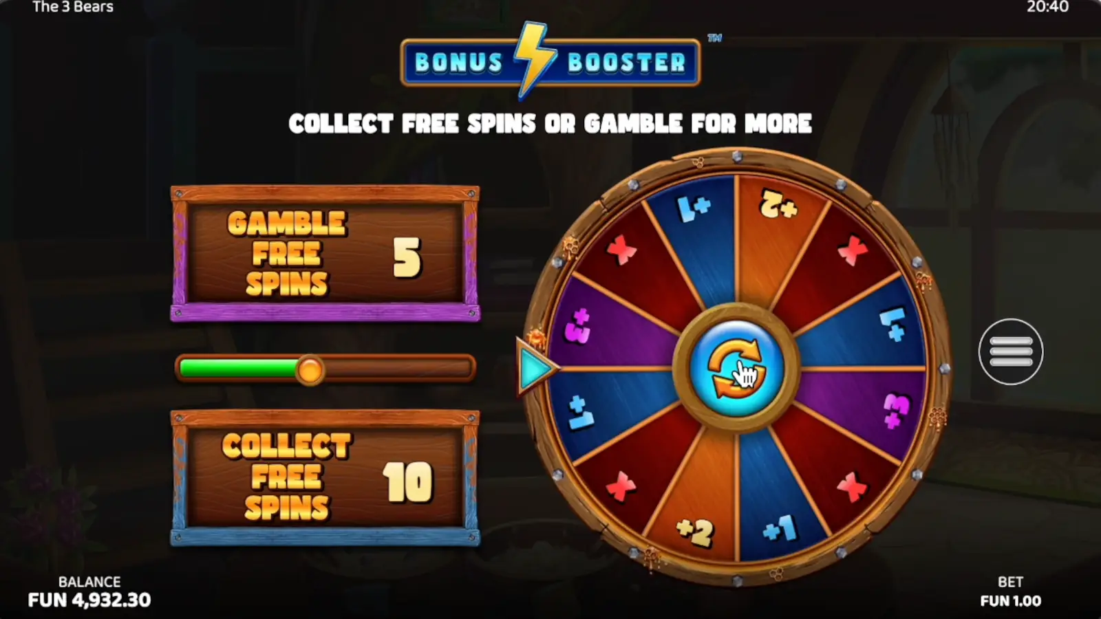 The 3 Bears Slot Bonus Booster & Bonus Replay