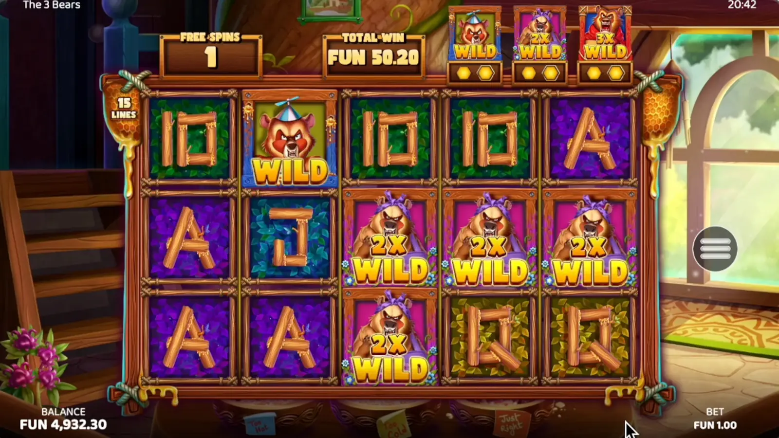 The 3 Bears Slot Free Spins