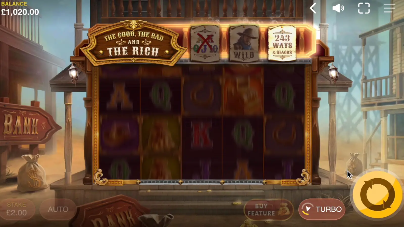 The Good The Bad and The Rich Slot Features 3