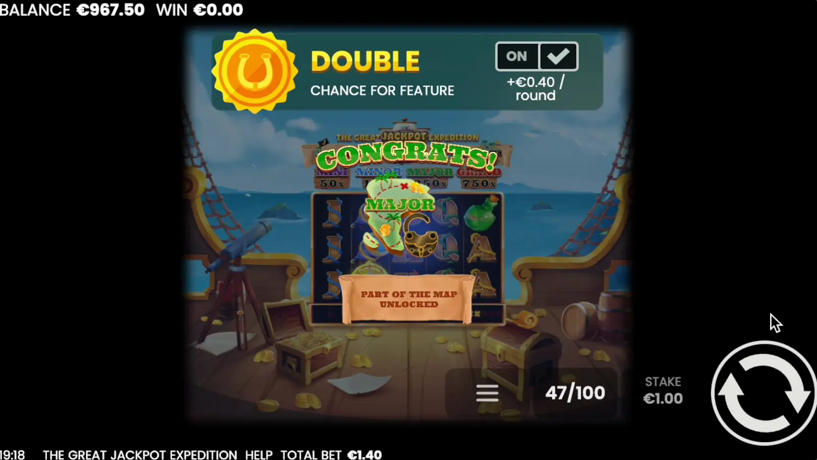 The Great Jackpot Expedition Slot Bonus Progress Bar