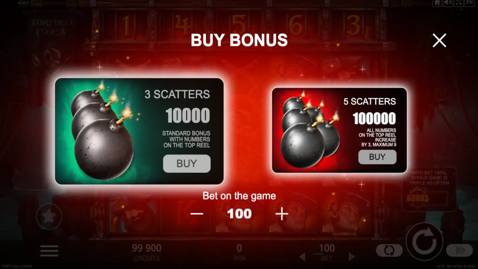 Tortuga Codex Slot Buy Bonus