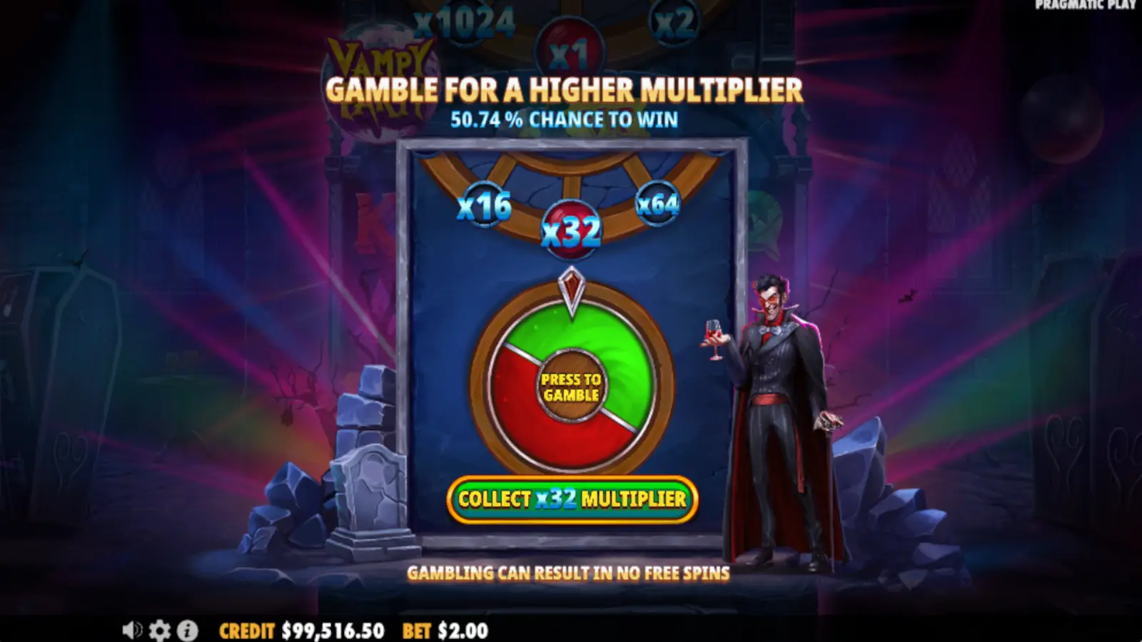 Vampy Party Slot Free Spins 1