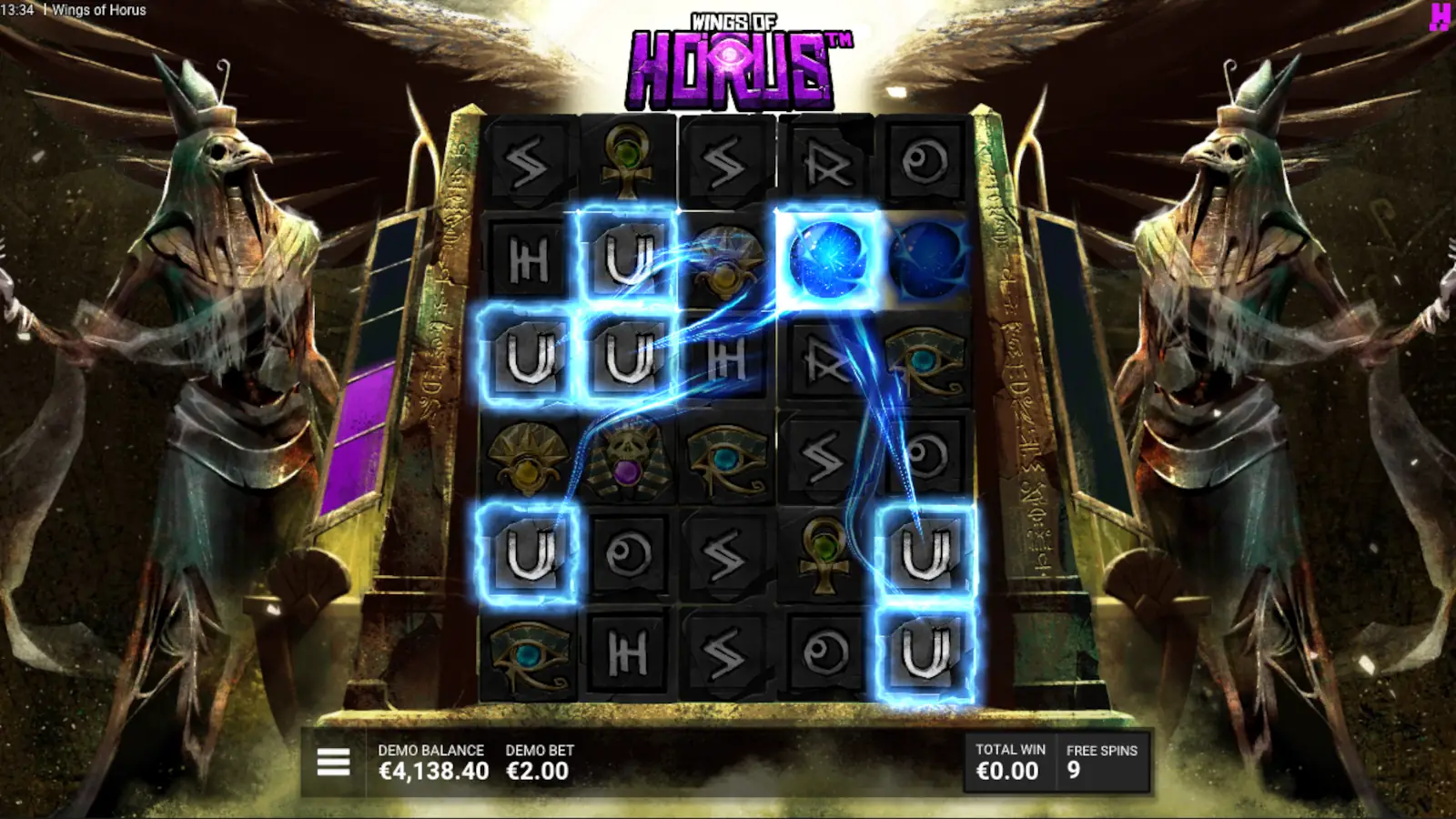 Wings of Horus Slot Rise of the Falcon Free Spins